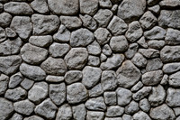 Rustic Dry-Stacked Stone Wall Background