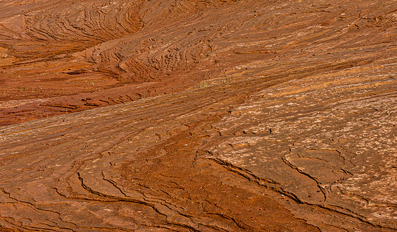 Eroded Red Sandstone Formations