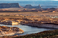 Lake Powell Landscape with Sandstone Formations