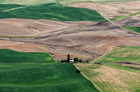 Rolling Palouse Hills Farm Landscape