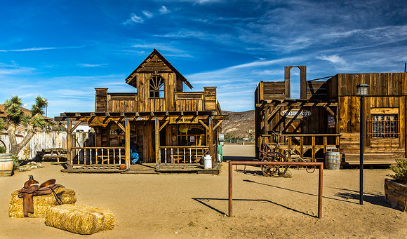 Old Western Town Landscape