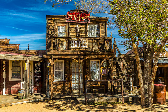 Old Western Town Buildings