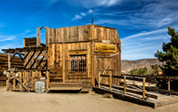 Old Western Building Under Blue Sky