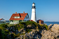 Portland Head Light on Rocky Coast