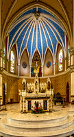 Ornate Church Altar and Interior