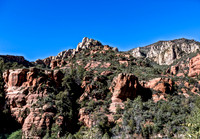 Red Rock Formations in Yavapai County, Arizona