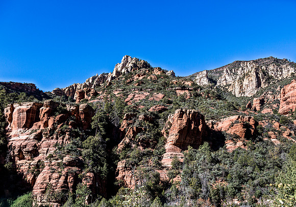 Red Rock Formations in Yavapai County, Arizona