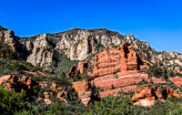 Red Rock Landscape in Yavapai County, Arizona