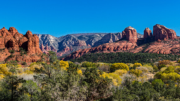 Sedona Red Rocks and Fall Colors