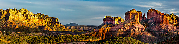 Arizona Desert Landscape with Red Rock Formations