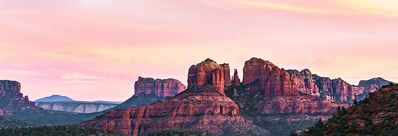 Sedona Red Rock Landscape at Sunset