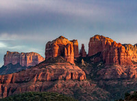 Sedona Red Rock Formations at Sunset