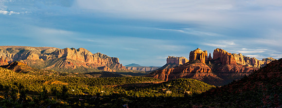 Cathedral Rock Panorama in Sedona, Arizona