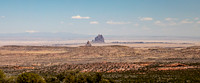 Shiprock Peak in Arid Landscape