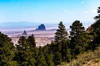 Shiprock Peak and Valley Landscape
