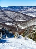Snowy Mountain Landscape