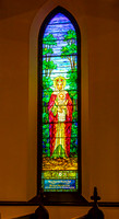 Stained Glass Window of Mary and Jesus