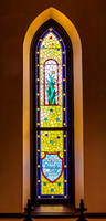Stained Glass Window in Church