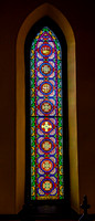 Colorful Stained Glass Window in Staunton Church
