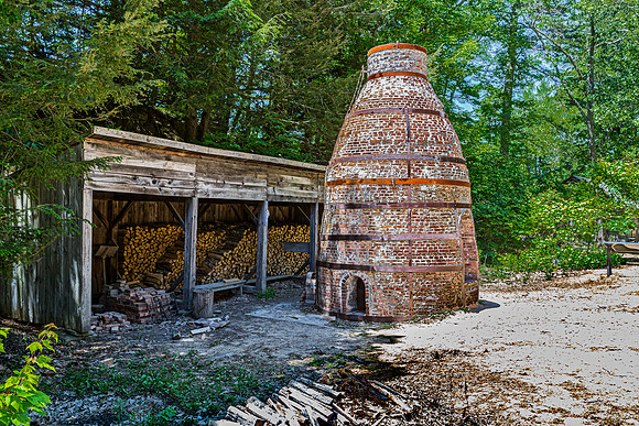 Historic Charcoal Kiln and Wood Shed