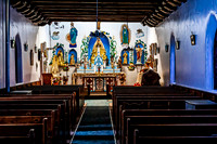 Interior View of a Church Altar