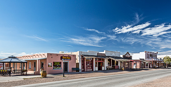 Old West Town Street Scene