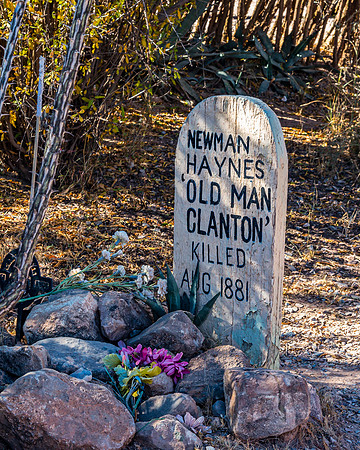 Grave Marker of Newman Haynes "Old Man" Clanton