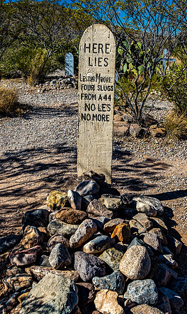 Lester Moore Grave Marker