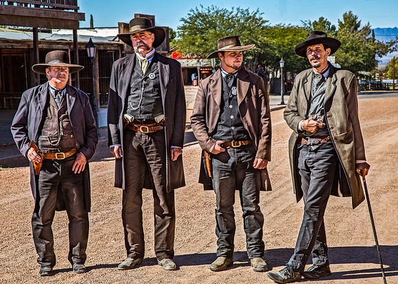 Men in Old West Cowboy Attire