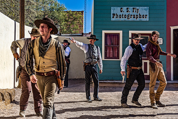 Wild West Gunfight Reenactment