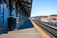 Empty Train Platform and Tracks