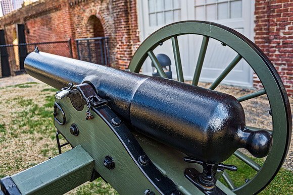 Antique Cannon Display