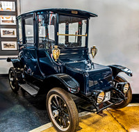 Vintage Electric Automobile on Display