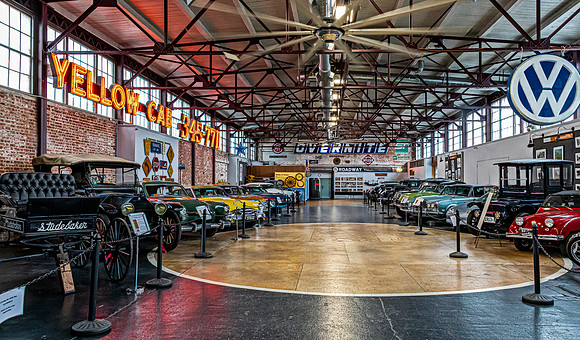 Classic Car Collection in Museum