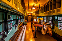 Vintage Railway Post Office Car Interior