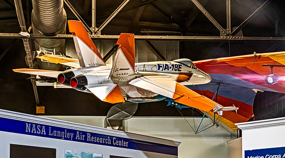 F/A-18E Super Hornet Model at NASA Langley