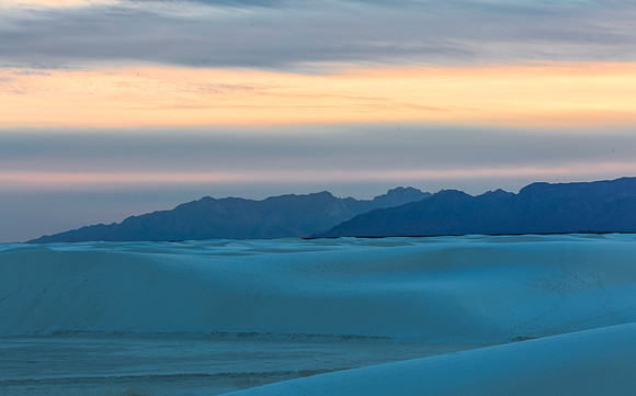 White Sands National Park Sunset Landscape
