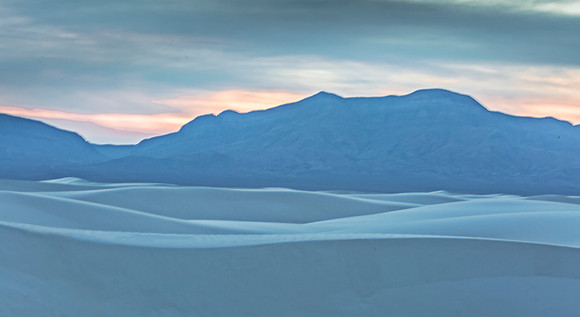 White Sands National Park Dunes at Sunset