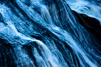 Cascading Water Over Rocks