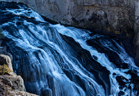 Cascading Waterfall Over Rocks