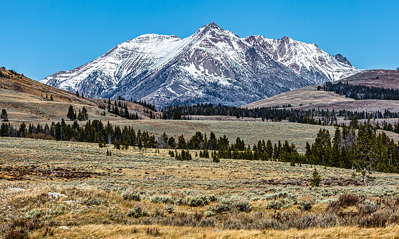 Snow-Capped Mountains and Vast Landscape