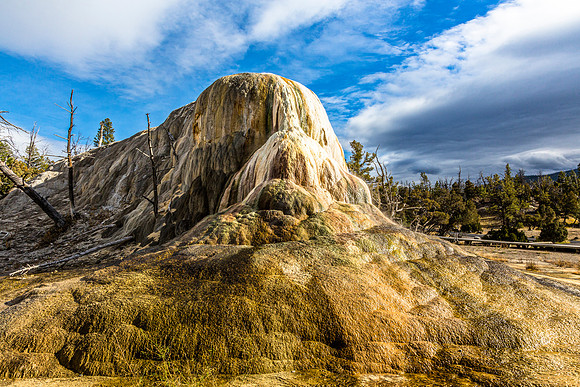Mammoth Hot Springs Terraces in Yellowstone