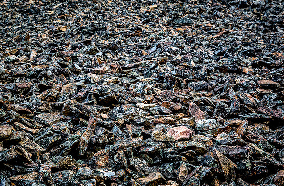 Rugged Field of Jagged Rocks