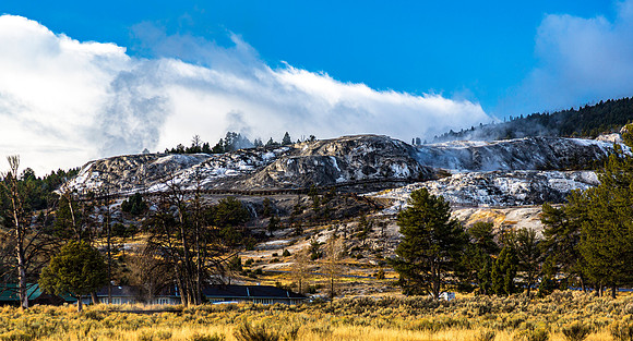 Mammoth Hot Springs Terraces