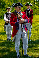 Men in Colonial Military Uniforms