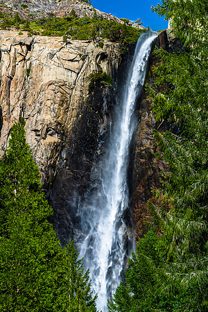 Bridal Veil Fall in Yosemite National Park