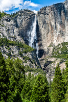 Yosemite Falls and Granite Cliffs