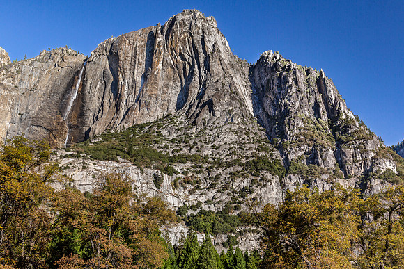 Bridal Veil Falls in Yosemite Valley