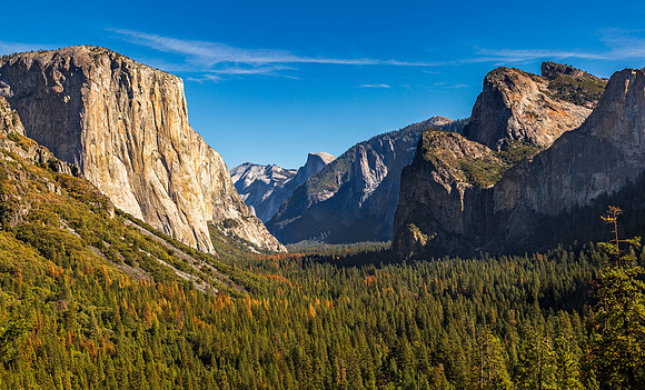 Yosemite Valley Panoramic Landscape