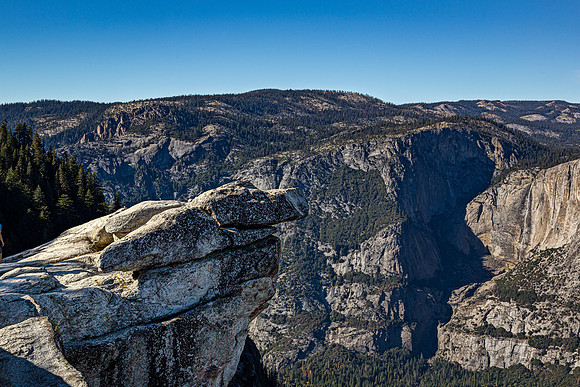 Yosemite Valley Cliffs and Pines